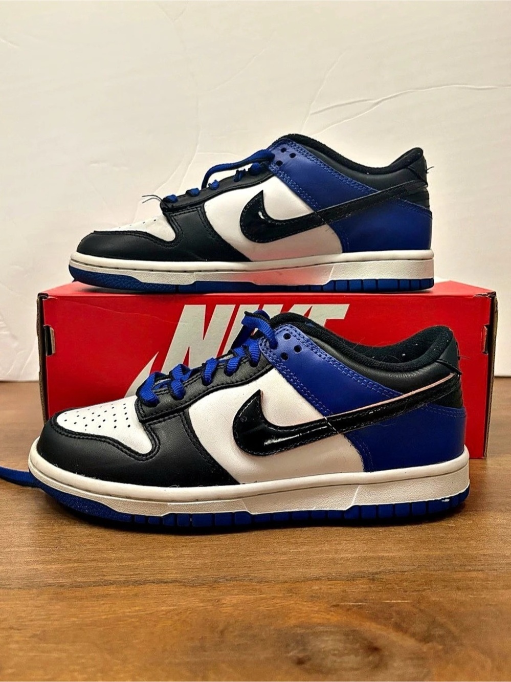 Nike Dunk Low SE GS ‘Dance Party’ Black Toe Racer Blue US 5Y